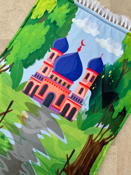 Kids Mosque Prayer Mat